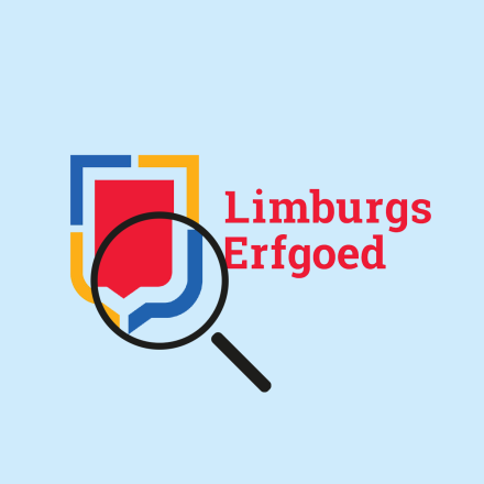 Logo Coöperatie erfgoed Limburg en een loep.