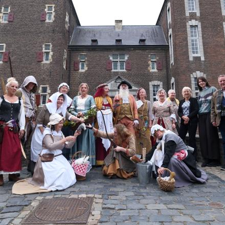 De vrijwilligers van kasteel Hoensbroek