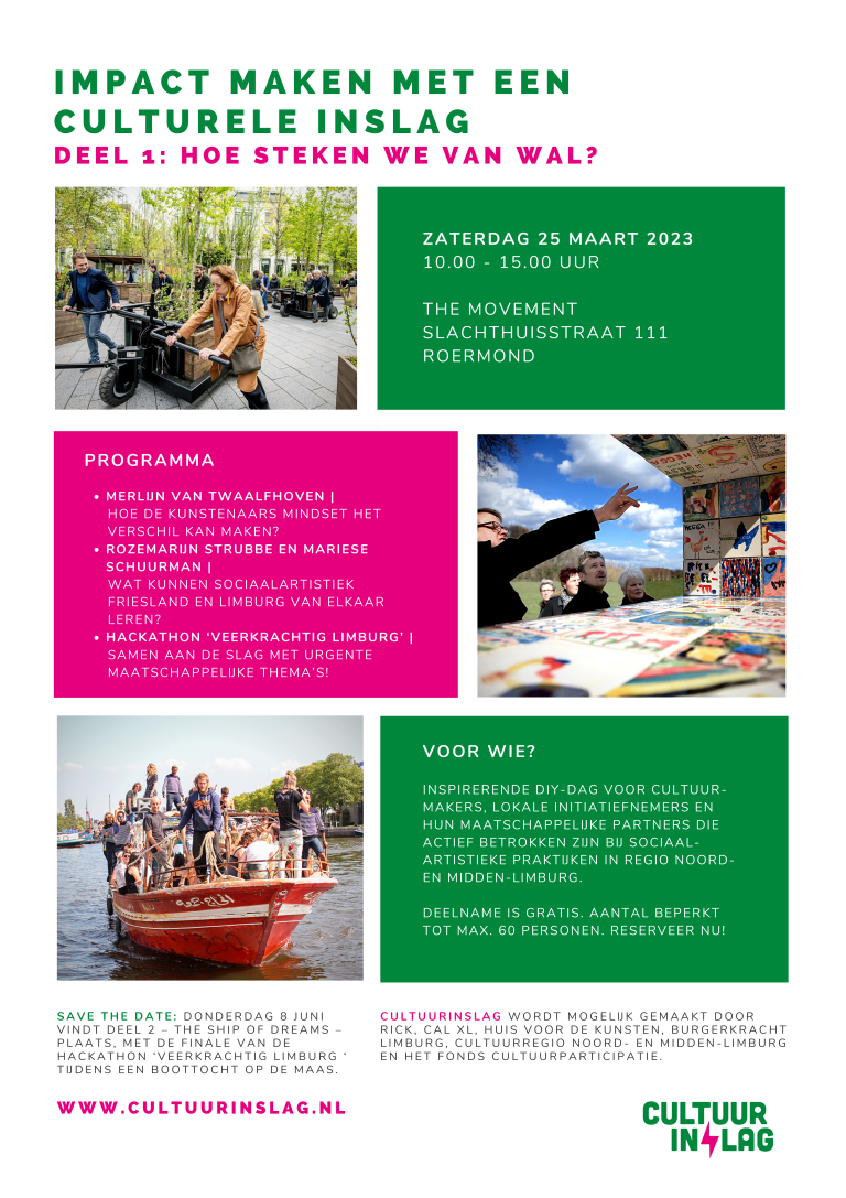 Flyer Cultuur in slag