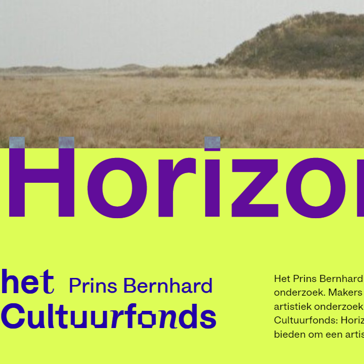 Cultuurfonds programma horizon