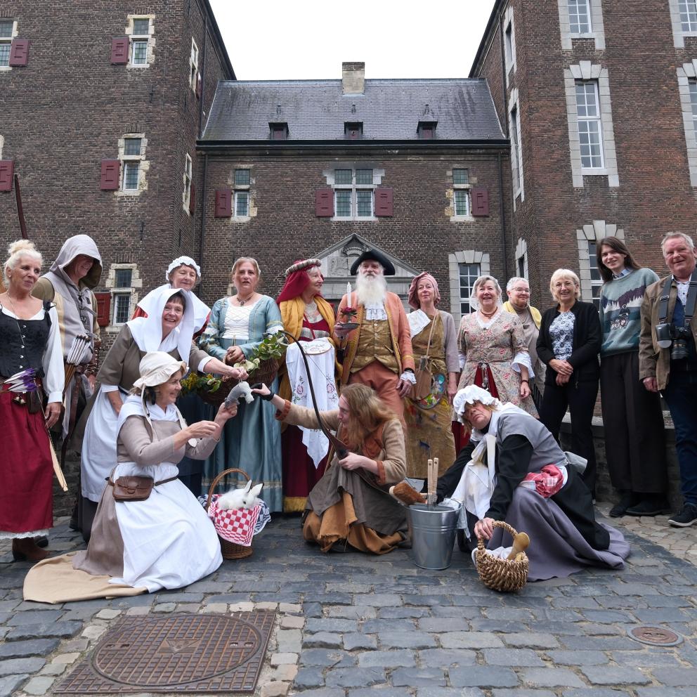 De vrijwilligers van kasteel Hoensbroek